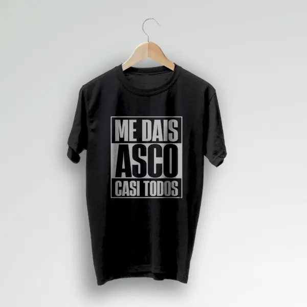 Camiseta Asco a Casi Todos - Negra