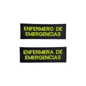 parche bordado personalizado enfermero enfermera emergencias
