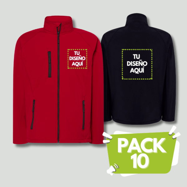 pack sofshell personalizados